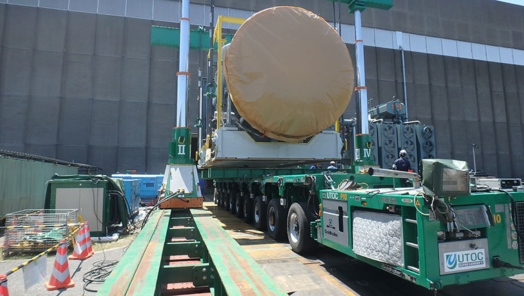 Heavy goods transportation and installation